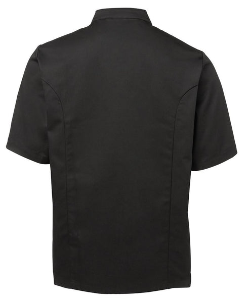 LPN5CJ2 CHEF JACKET S/SLEEVE - BLACK