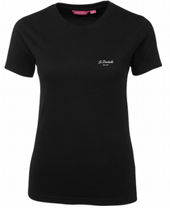 NEW DESIGN ITEM: LP1LHTB - LADIES TEE - BLACK