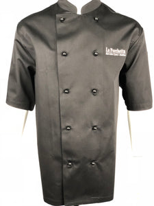 LPN5CJ2 CHEF JACKET S/SLEEVE - BLACK