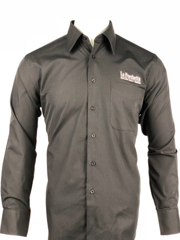 LPSH714 MANAGERS L/SLEEVE SHIRT - BLACK